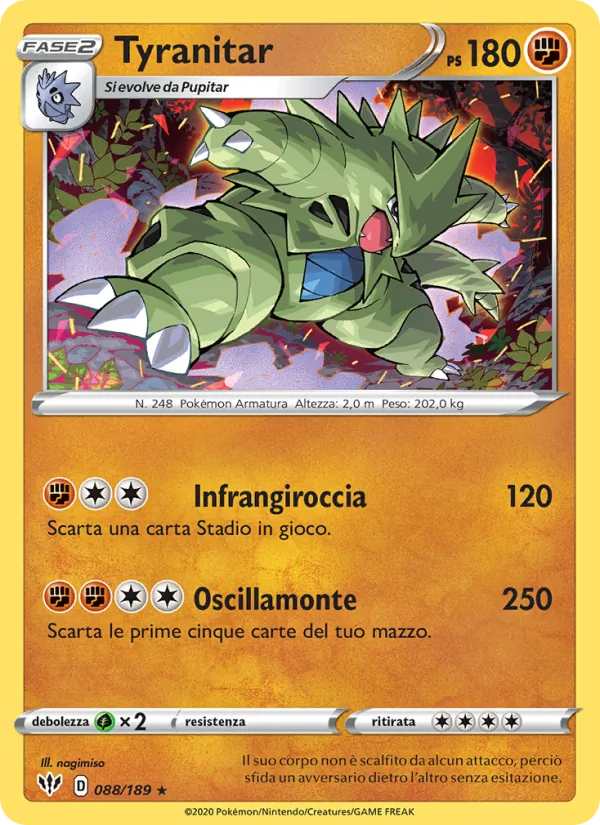 Tyranitar (Darkness Ablaze #88/189)