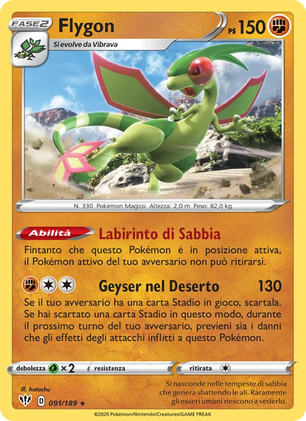 Flygon (Fiamme Oscure #91/189)