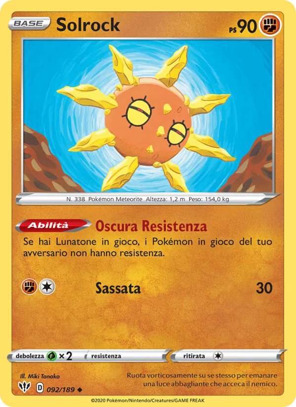 Solrock (Darkness Ablaze #92/189)