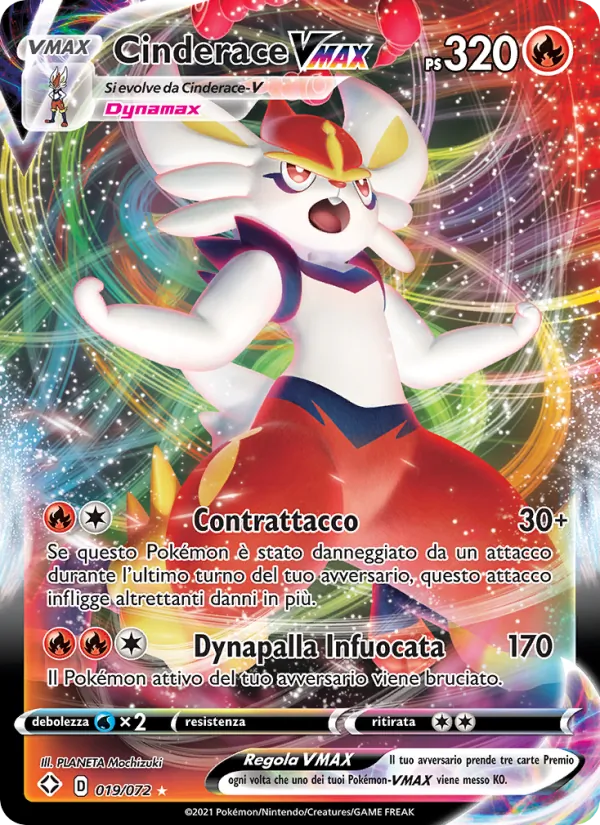 Cinderace VMAX (Destino Splendente #19/72)