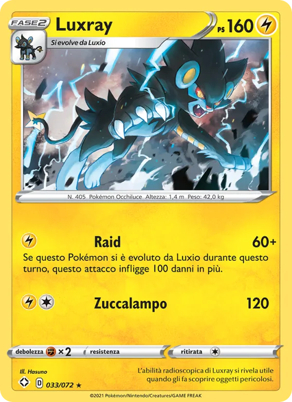 Luxray (Destino Splendente #33/72)