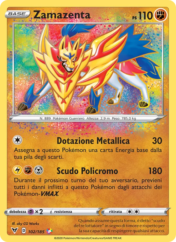 Zamazenta (Vivid Voltage #102/185)