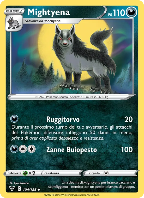 Mightyena (Vivid Voltage #104/185)