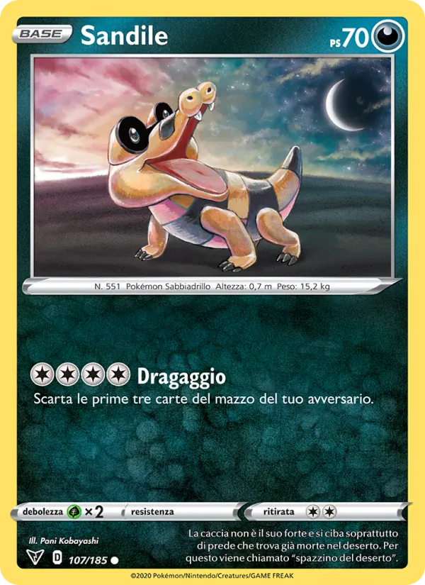 Sandile (Voltaggio Sfolgorante #107/185)