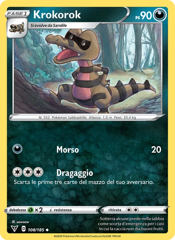 Krokorok (Vivid Voltage #108/185)