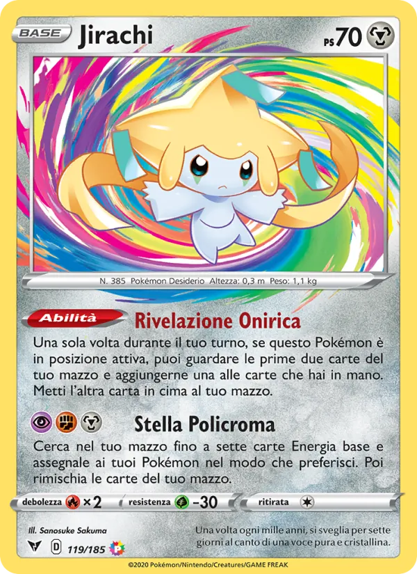 Jirachi (Voltaggio Sfolgorante #119/185)