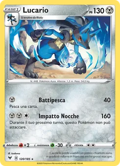 Lucario (Voltaggio Sfolgorante #120/185)