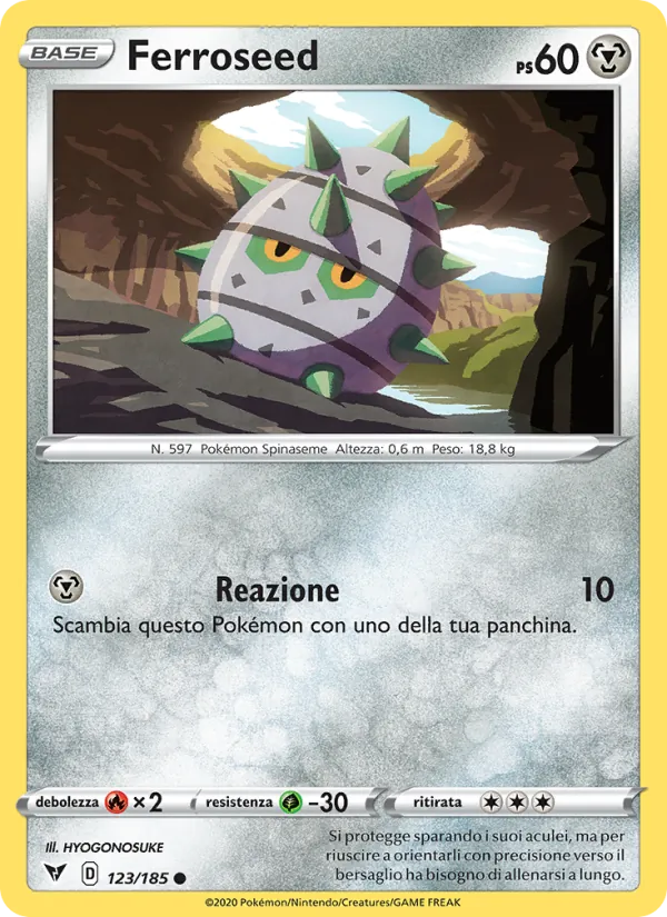 Ferroseed (Voltaggio Sfolgorante #123/185)