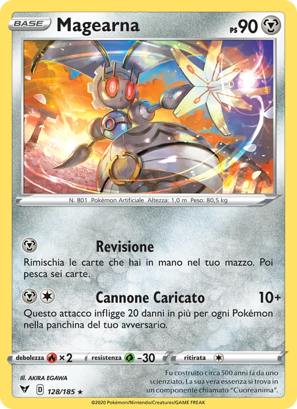 Magearna (Voltaggio Sfolgorante #128/185)
