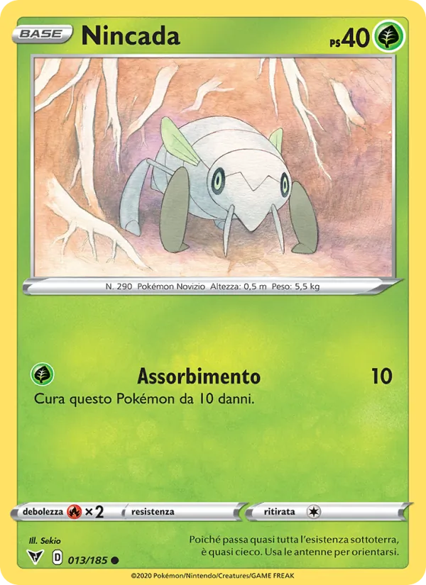 Nincada (Voltaggio Sfolgorante #13/185)
