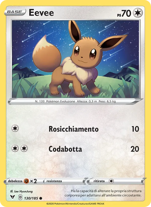 Eevee (Voltaggio Sfolgorante #130/185)