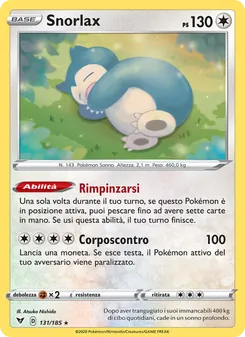 Snorlax (Voltaggio Sfolgorante #131/185)