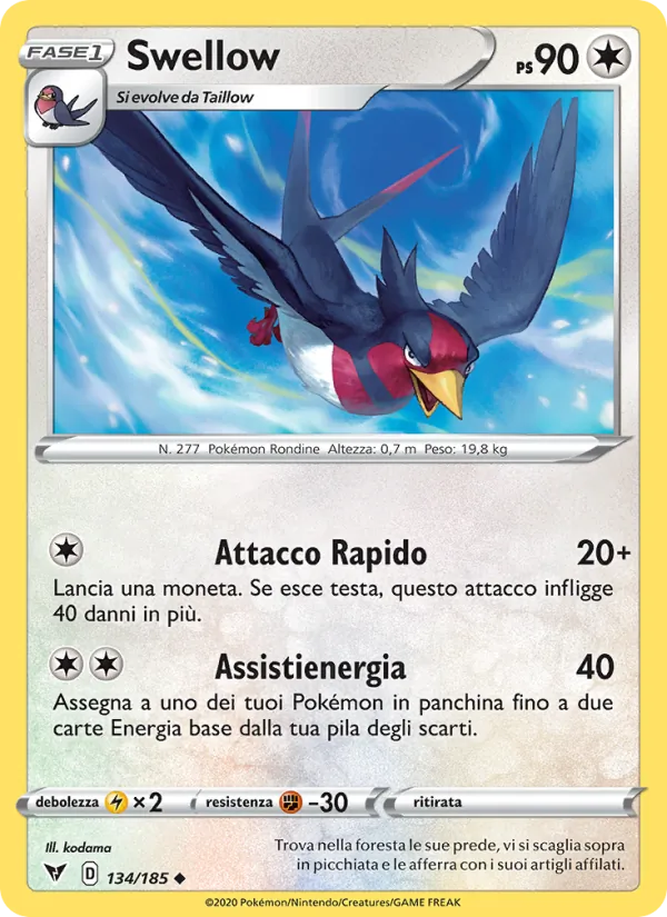 Swellow (Vivid Voltage #134/185)