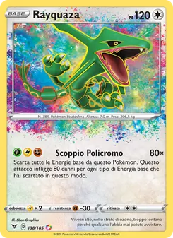 Rayquaza (Voltaggio Sfolgorante #138/185)