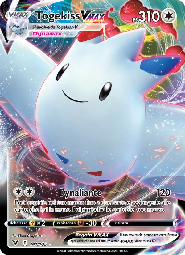 Togekiss VMAX (Voltaggio Sfolgorante #141/185)