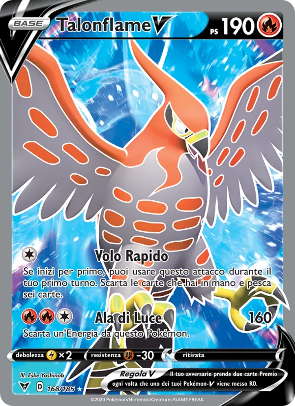 Talonflame V (Vivid Voltage #168/185)
