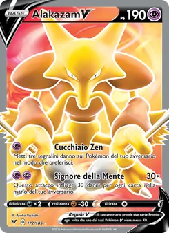Alakazam V (Voltaggio Sfolgorante #172/185)