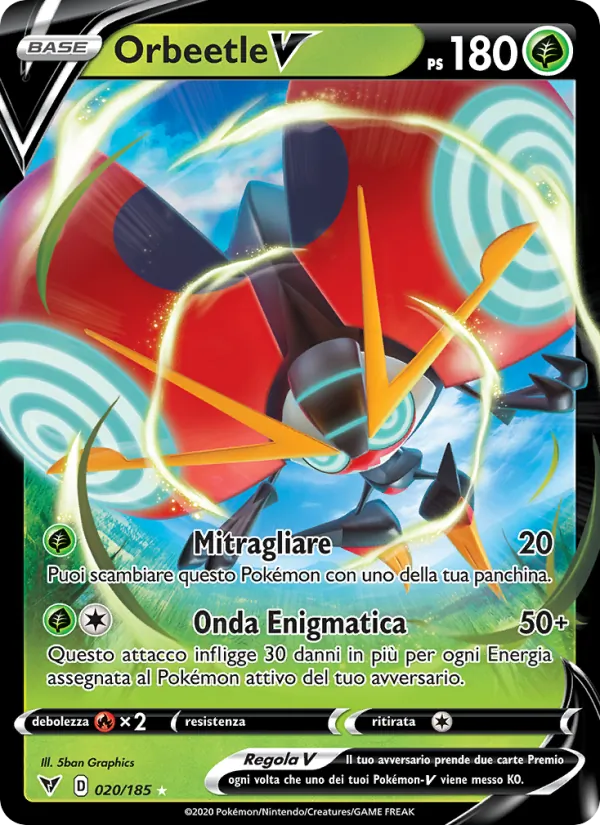 Orbeetle V (Voltaggio Sfolgorante #20/185)