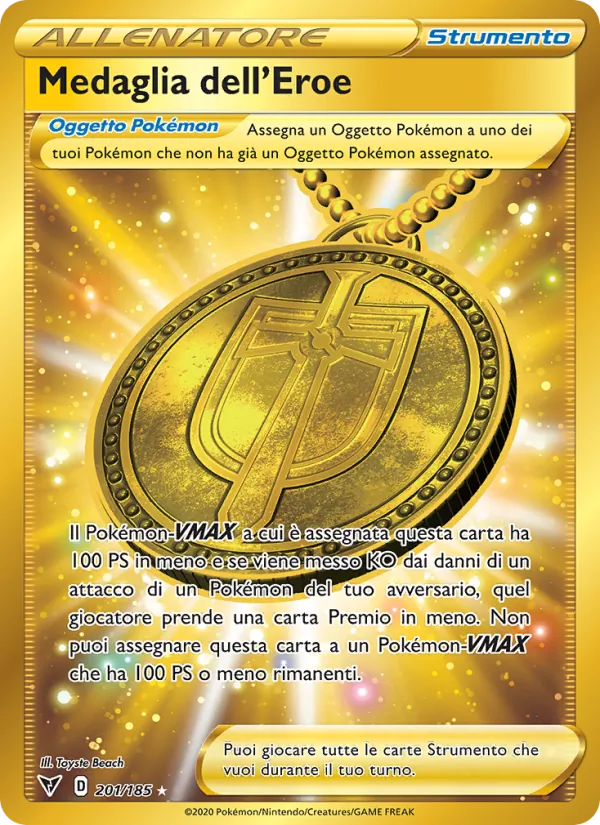 Medaglia dell'Eroe (Voltaggio Sfolgorante #201/185)