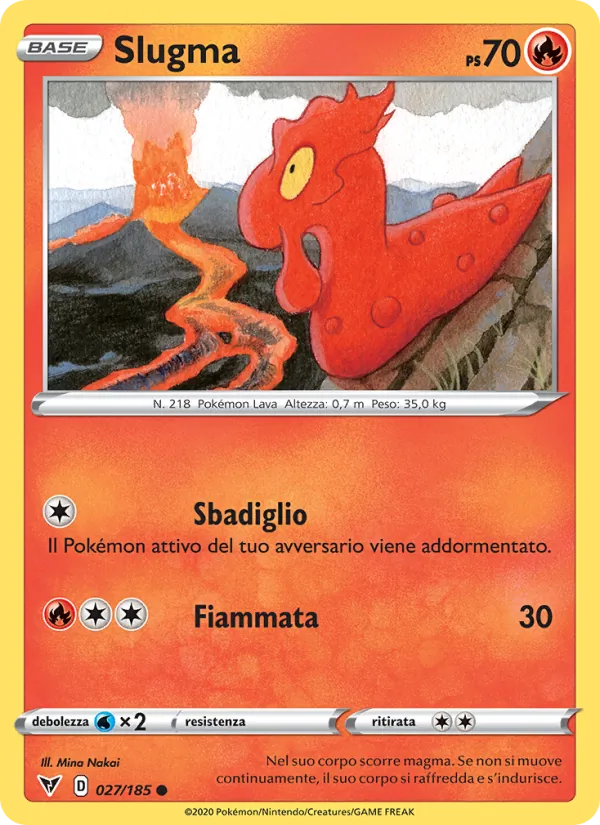 Slugma (Voltaggio Sfolgorante #27/185)