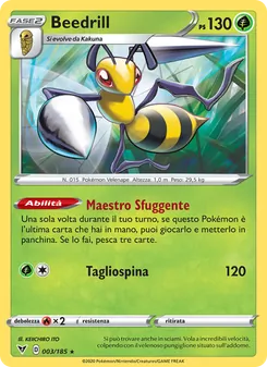 Beedrill (Voltaggio Sfolgorante #3/185)