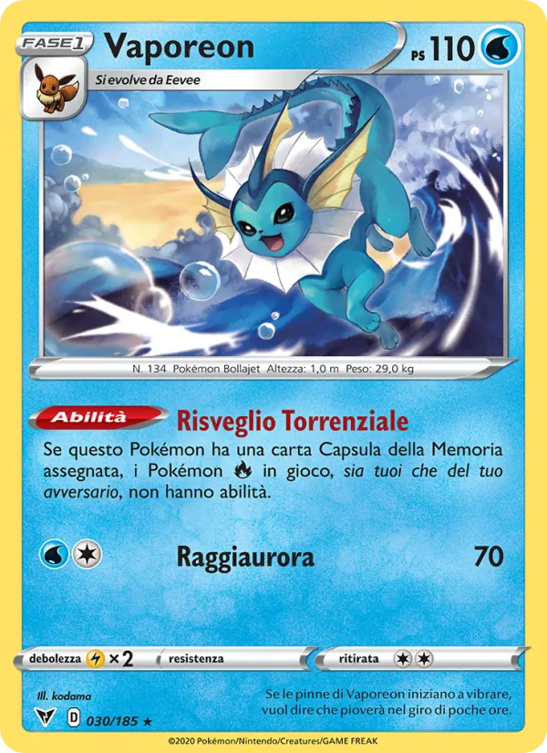 Vaporeon (Vivid Voltage #30/185)