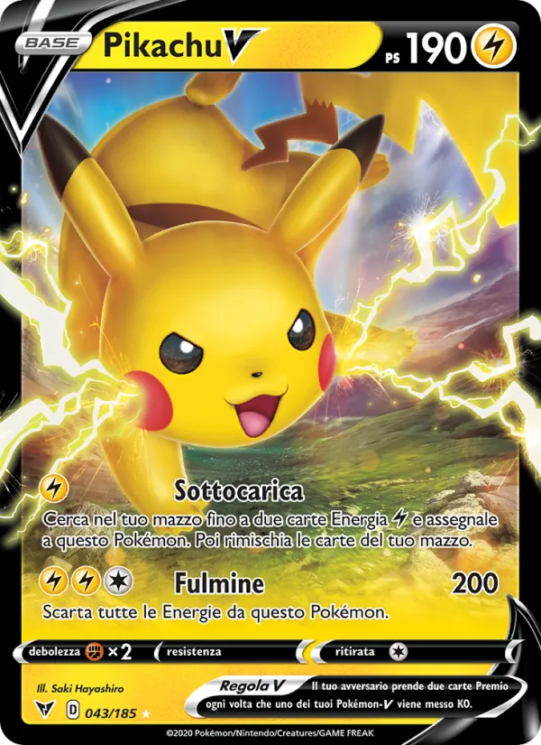 Pikachu V (Vivid Voltage #43/185)