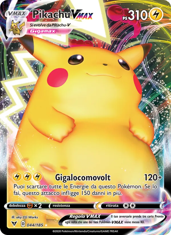 Pikachu VMAX (Vivid Voltage #44/185)