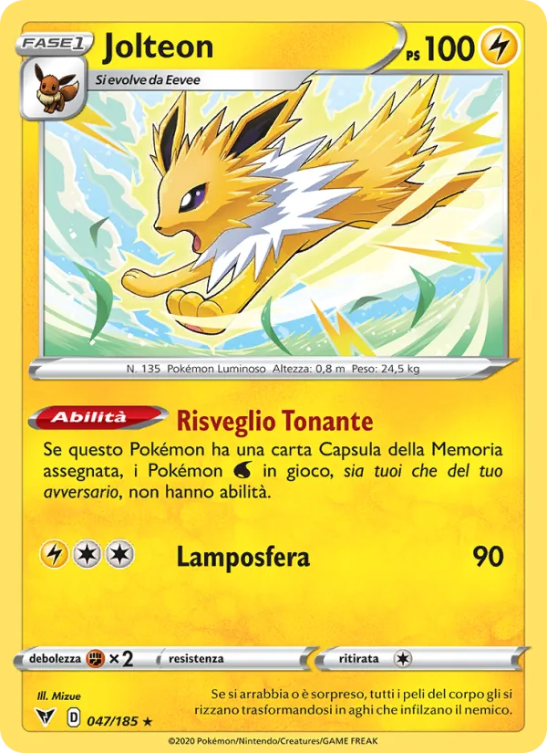 Jolteon (Voltaggio Sfolgorante #47/185)