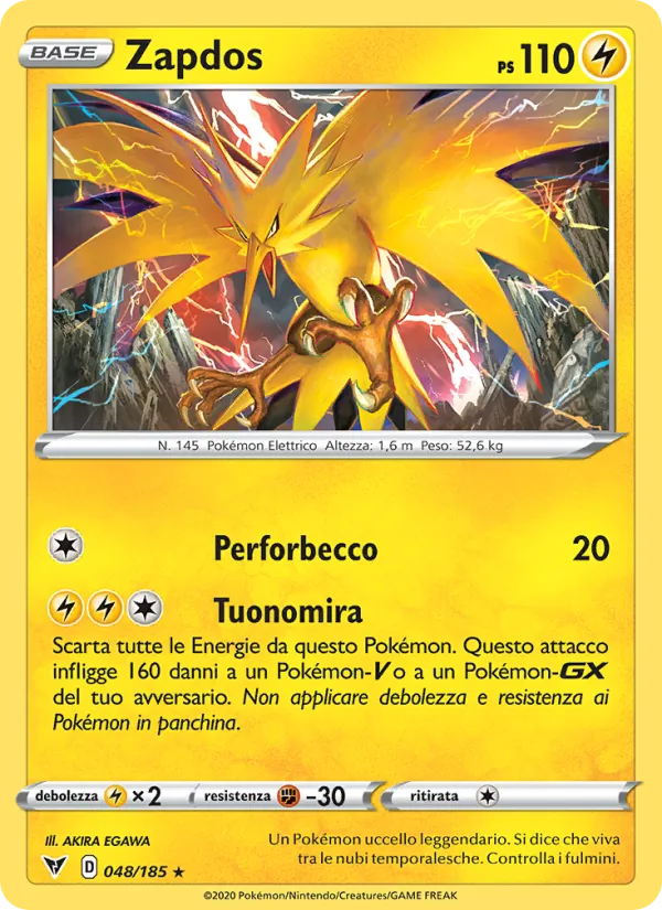Zapdos (Voltaggio Sfolgorante #48/185)