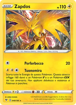 Zapdos (Voltaggio Sfolgorante #48/185)