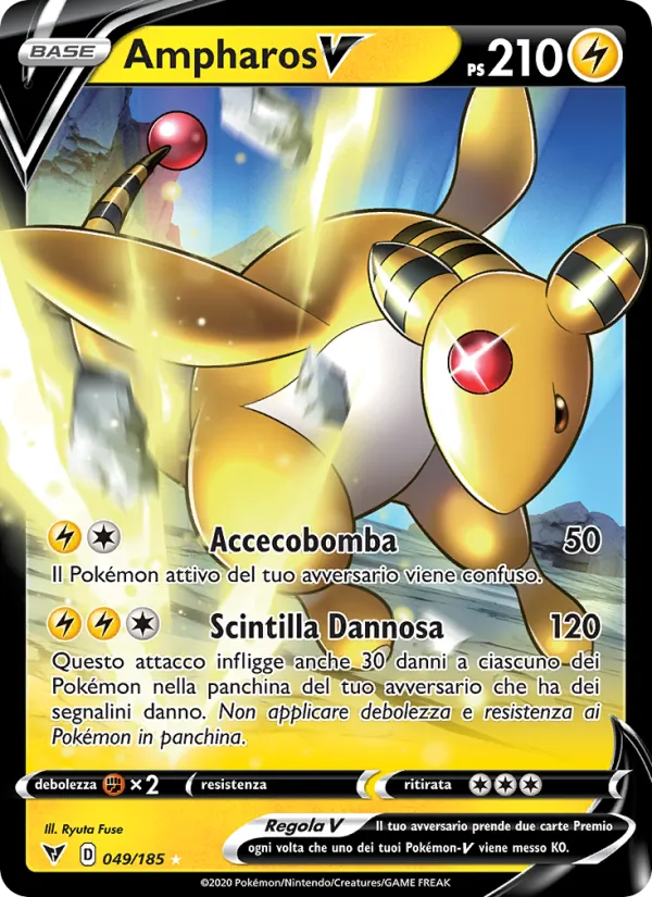 Ampharos V (Voltaggio Sfolgorante #49/185)