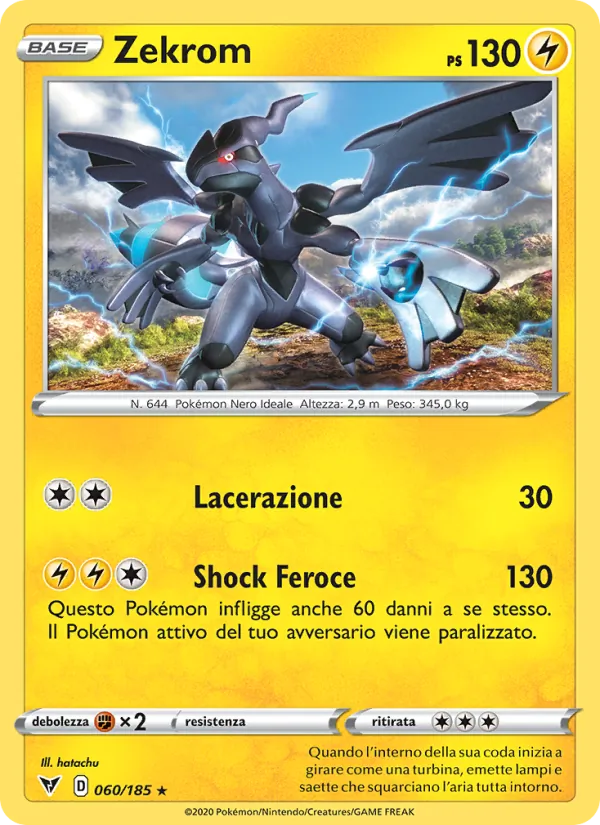 Zekrom (Voltaggio Sfolgorante #60/185)
