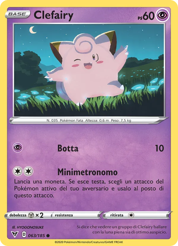 Clefairy (Voltaggio Sfolgorante #63/185)