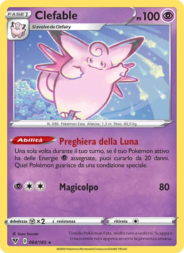 Clefable (Voltaggio Sfolgorante #64/185)