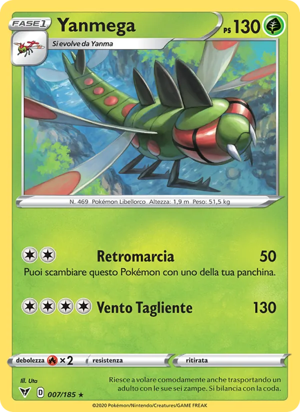 Yanmega (Voltaggio Sfolgorante #7/185)