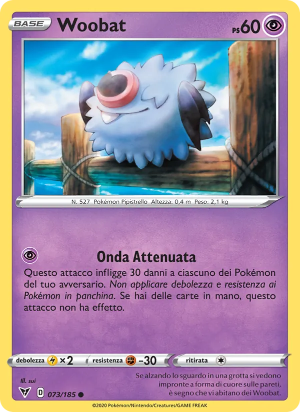 Woobat (Voltaggio Sfolgorante #73/185)