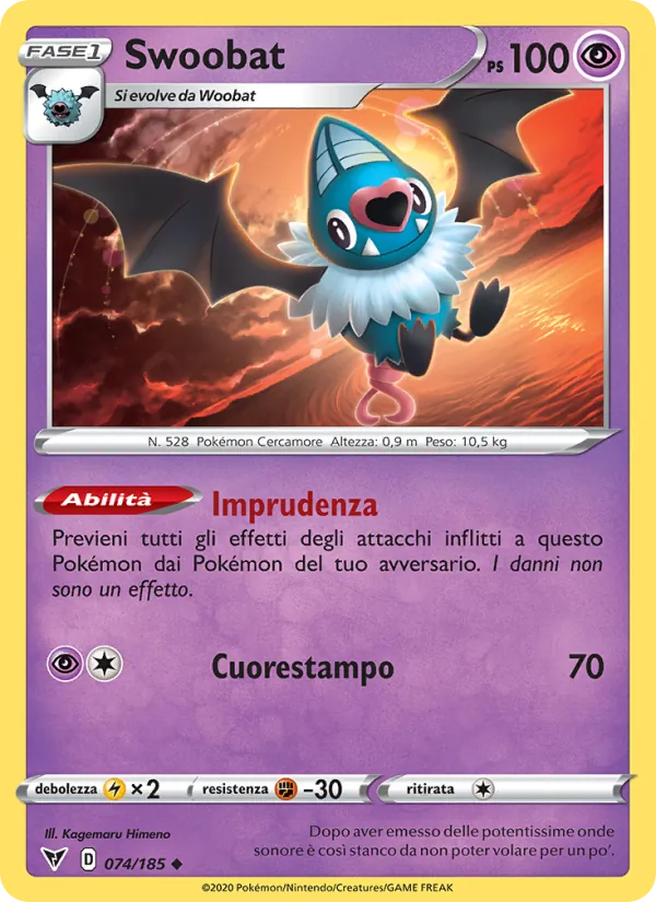 Swoobat (Vivid Voltage #74/185)