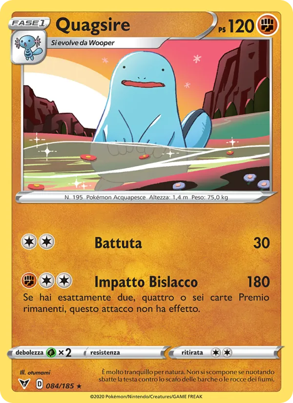 Quagsire (Voltaggio Sfolgorante #84/185)