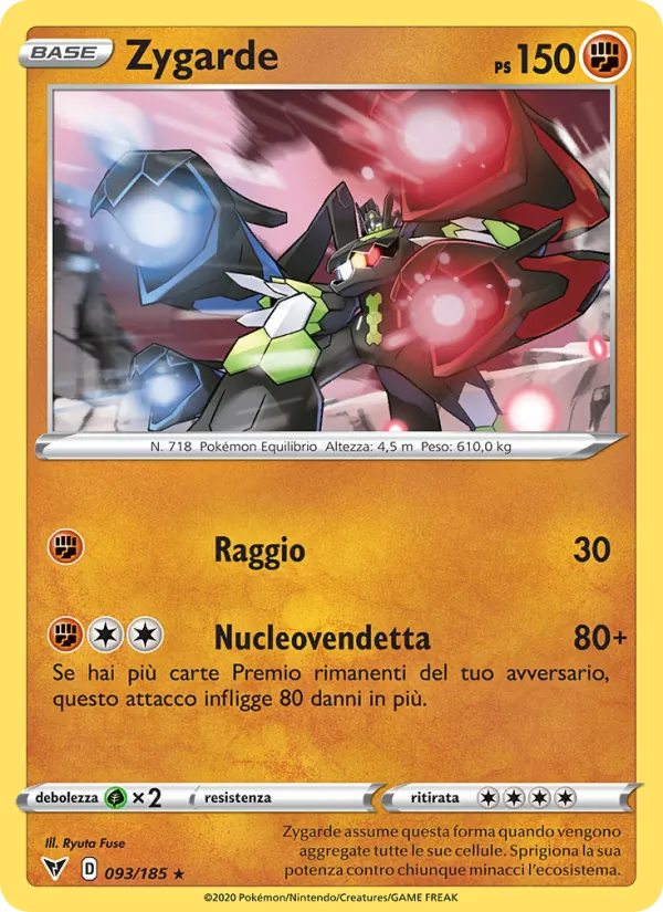 Zygarde (Voltaggio Sfolgorante #93/185)