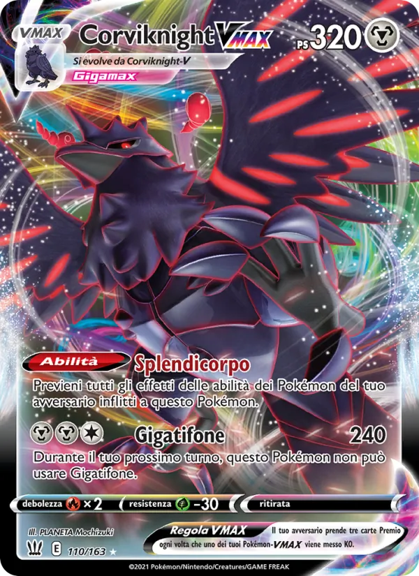 Corviknight VMAX (Stili di Lotta #110/163)