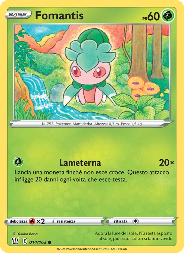 Fomantis (Battle Styles #14/163)