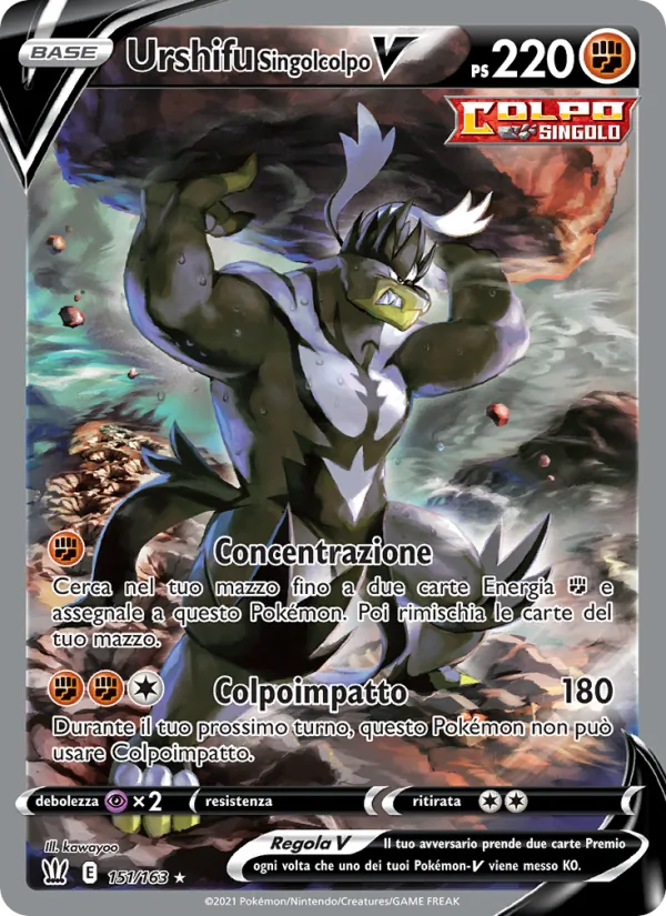 Urshifu Singolcolpo V (Battle Styles #151/163)