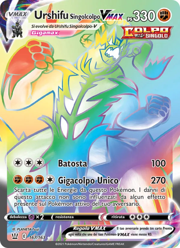 Urshifu Singolcolpo VMAX (Stili di Lotta #167/163)