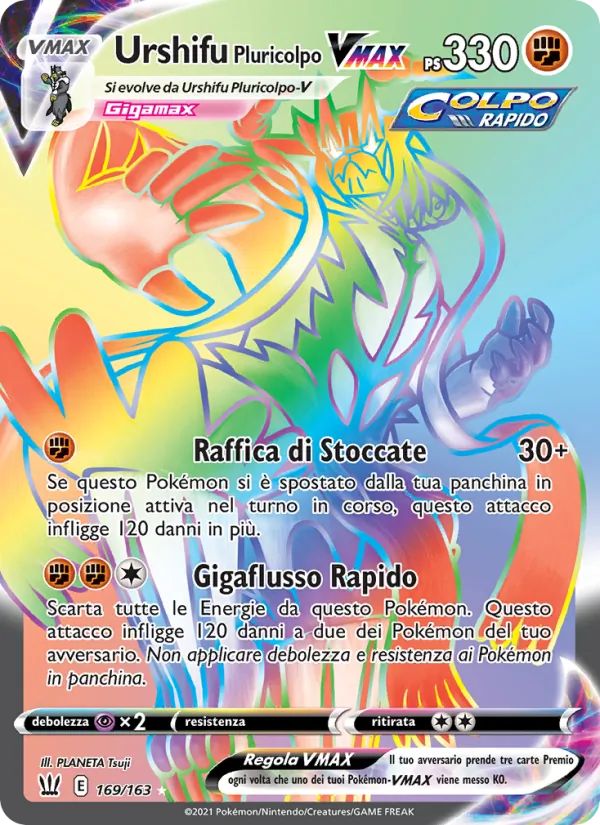 Urshifu Pluricolpo VMAX (Stili di Lotta #169/163)