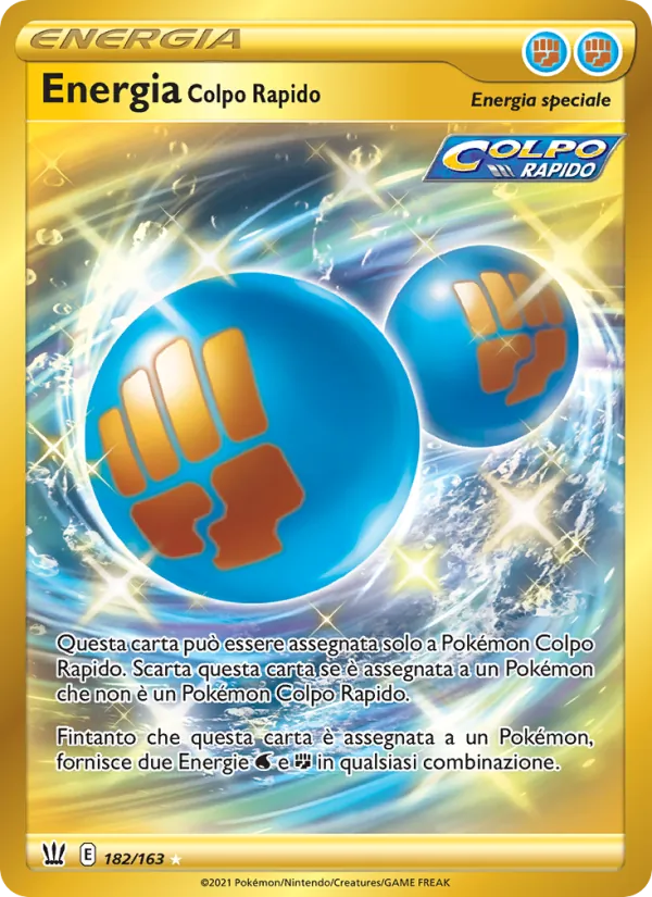 Energia Colpo Rapido (Stili di Lotta #182/163)
