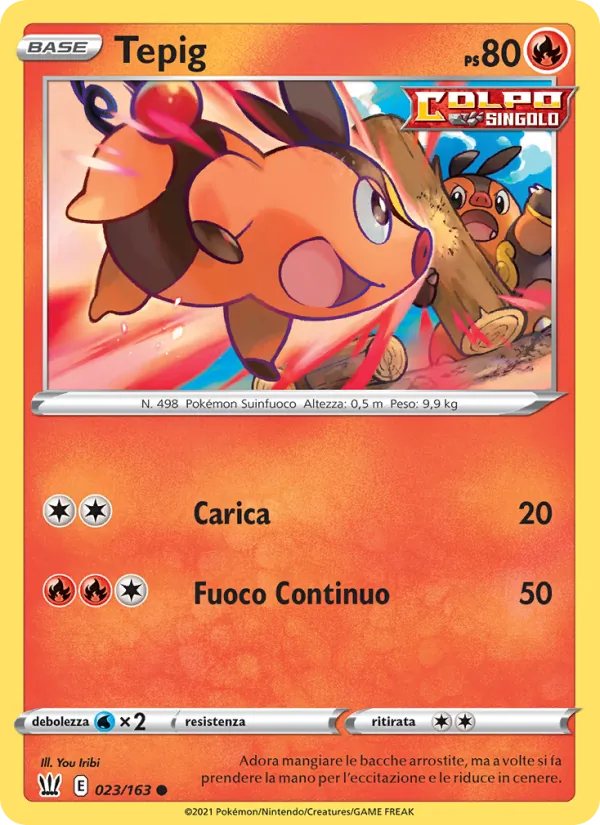 Tepig (Stili di Lotta #23/163)