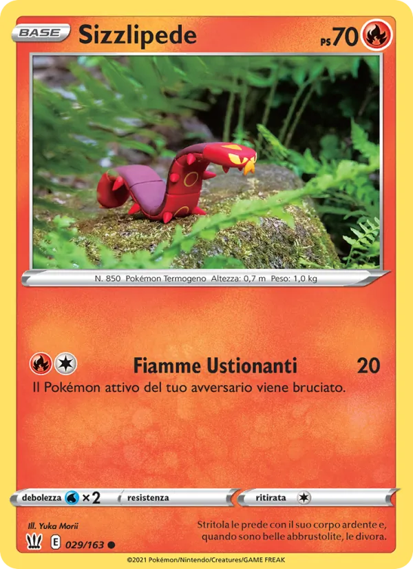 Sizzlipede (Battle Styles #29/163)