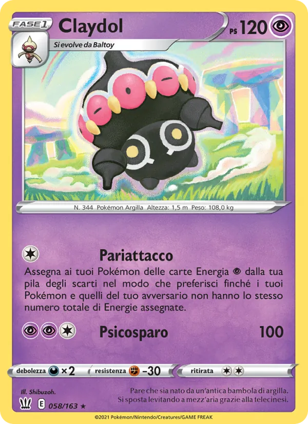 Claydol (Battle Styles #58/163)