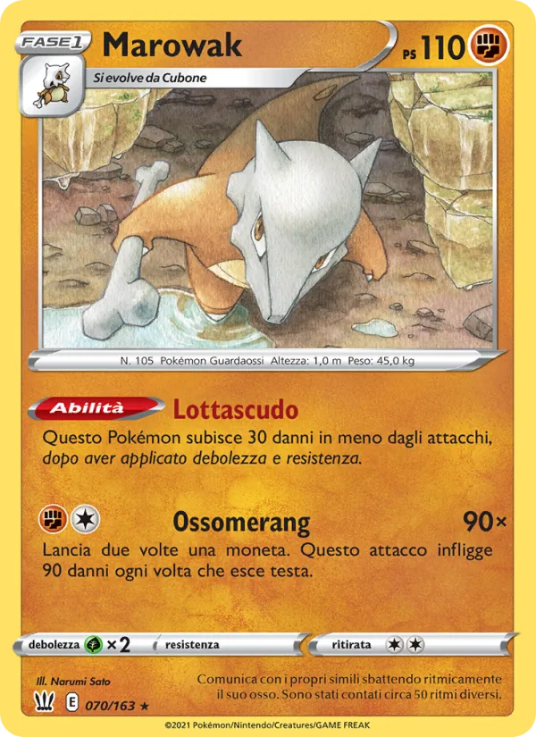 Marowak (Stili di Lotta #70/163)